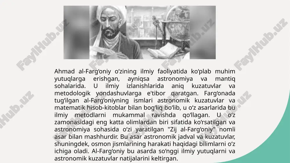 ahmad al fargʻoniy (samalyotda bordtda) taom tarqatish.pptx - Page 5