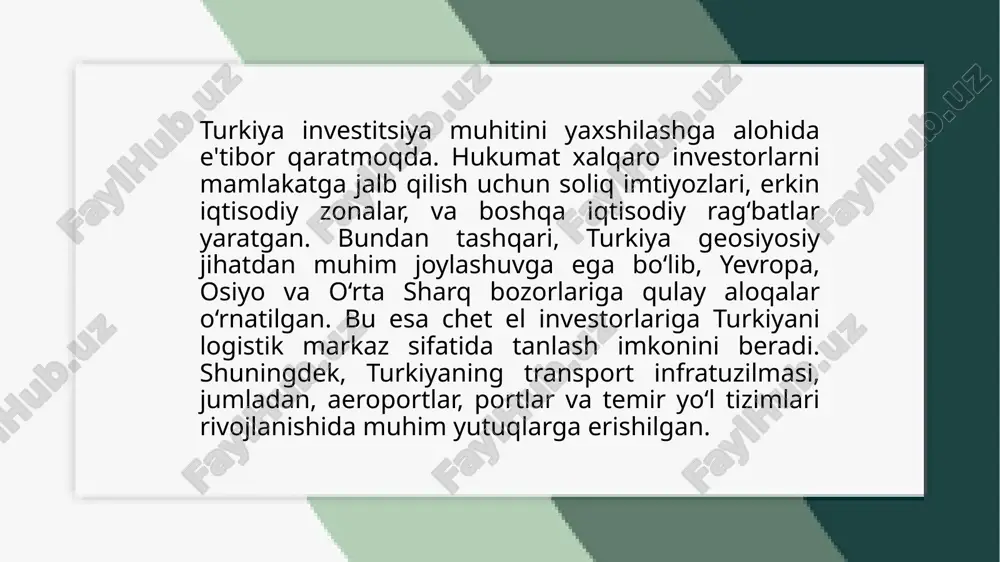 turkiya davlatini investetsiyasid.pptx - Page 5