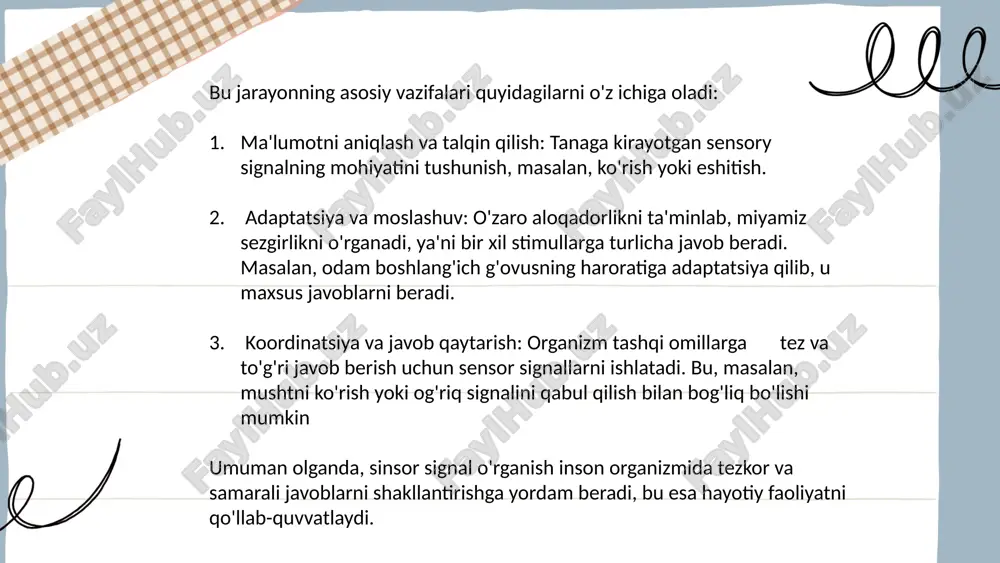 sinsor signallarning oʻzaro aloqadorligi.pptx - Page 5