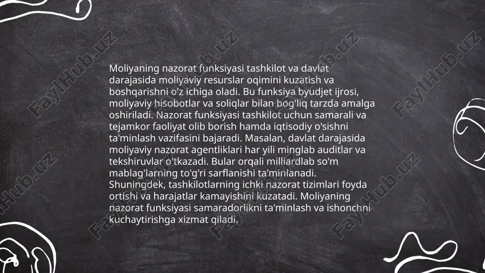 lyatsiya darajasini belgilash va tavakkalchiliklarni boshqarish vazifalarini bajaradi. moliya bozorlari orqali kompaniyalar 2022-yilda global miqyosda 400 milliard dollarga yaqin mablag' yig'ishdi. ulardagi axborot asimmetriyasi muammolarini kamaytiradi, chunki investorlar kompaniyalar haqida aniq va o'z vaqtida ma'lumot olishadi. bozorlar likvidlikni ta'minlaydi, bu esa investorlarning har qanday vaqtda o'z aktivlarini naqd pulga aylantirish imkonini beradi. 2021-yilda dunyo bo'ylab moliya bozorlarining umumiy hajmi taxminan 110 trillion dollarni tashkil etdi. ... t.me/slaydai_bot moliyaning xalqaro iqtisodiyotdagi o‘rni juda muhimdir. 2020-yilda jahon moliya bozorining qiymati taxminan 19 trillion aqsh dollariga yetgan. moliyaviy xizmatlar global savdo hajmining 7% ni tashkil etadi. xalqaro moliya tizimi milliy iqtisodiyotlarning integratsiyasini ta’minlaydi, shuningdek, valyuta kurslari va investitsiya oqimlarini boshqaradi. 2021-yilda xalqaro investitsiyalar 1,65 trillion dollarni tashkil etgan va bu jahon yalpi ichki mahsulotining qariyb 2% ini qamrab olgan. xalqaro moliyaviy tashkilotlar, masalan, xalqaro valyuta jamg‘armasi (imf) va jahon banki davlatlarga iqtisodiy barqarorlikni ta’minlashda ko‘maklashmoqda. ushbu tashkilotlar global iqtisodiy o‘sish sur’atlarini 2023-yil uchun …