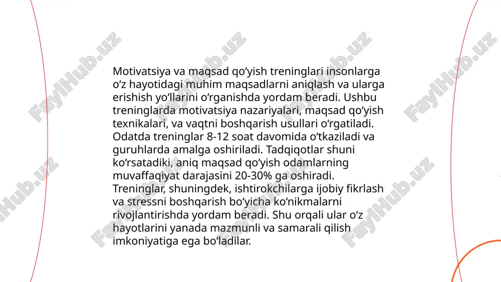 ot 11. qaror qabul qilish va tizimli fikrlash dolzarb mavzular bo'lib, bu jarayonlar har bir shaxs va tashkilot uchun muhim ahamiyatga ega. tizimli fikrlash jarayoni murakkab muammolarni o'rganishda yordam beradi. bu yondashuv muammoning qirralarini ko'rishga, ularning sabab-natijalarini tahlil qilishga ko'maklashadi. qaror qabul qilish bosqichlari odatda quyidagi bosqichlarni o'z ichiga oladi: muammoni aniqlash, ma'lumot yig'ish, muqobil variantlarni tahlil qilish, eng yaxshi yechimni tanlash va uni amalga oshirish. statistikaga ko'ra, muvaffaqiyatli qaror qabul qilish natijasida tashkilotlar 30-50% samaradorlikka erishishi mumkin. shu bilan birga, tizimli fikrlash 50 million kishi tomonidan o'qitiladi va qo'llaniladi. ... t.me/slaydai_bot axloqiy va madaniy qadriyatlarni tarkiblashtirish uzluksiz jarayon bo‘lib, u turli xalqlar va jamiyatlarda o‘ziga xos ahamiyatga ega. bu jarayon orqali insonlar o‘z hayot faoliyatida ma'naviy yo‘nalishlarni shakllantiradi. 2022-yilda o‘tkazilgan tadqiqotlar shuni ko‘rsatadiki, yoshlarning 68 foizi axloqiy qadriyatlarni saqlashni muhim deb hisoblaydi. shuningdek, madaniy qadriyatlarni tarkiblashtirish, milliy o‘zlikni anglash darajasini oshiradi hamda ijtimoiy barqarorlikka hissa qo‘shadi. bu borada jamoat …