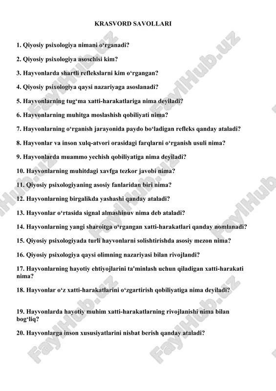 qiyosiy psixologiya.docx - Page 5