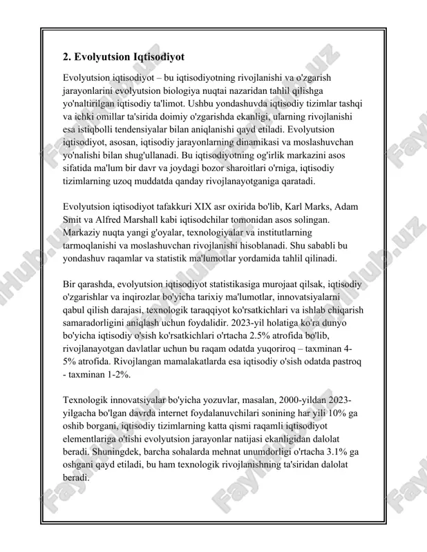 si (prospect theory):** ushbu nazariya qabul qilingan iqtisodiy qarorlar odamlarda kutilgan utilitiyaga nisbatan qanday turlichalik bilan o'zgarayotganligini tushuntiradi. ushbu nazariya yutuq va yo'qotishlar ta’siri ostida insonlar qanday turli qarorlar qabul qilayotganini o'rganadi. ko'plab tadqiqotlardagi tadqiqotlar natijalari shuni ko'rsatadiki, yo'qotishlar yutuqlardan ko'ra kuchliroq psixologik ta’sirga ega (ya’ni "loss aversion" fenomeni). 3. **altruizm va retsiprositet (altruism and reciprocity):** xulqiy iqtisodiyot odamlar o'z manfaatlarini kuzatish bilan bir qatorda boshqalarga yordam berishni yoki ularni mukofotlashni ham ko'rib chiqadilar. altruistik qarorlar qabul qilish ko'pincha jamiyatda ishonch va hamkorlikni rivojlantirishga yordam beradi. 4. **giperbolik diskontlash (hyperbolic discounting):** ushbu model odamlar hozirgi vaqtda kutilayotgan mukofotlarni kelajakdagi mukofotlardan ustun qo'yish tendensiyasini o'rganadi. bunga ko'ra, odamlar kelajakdagi foydalardan hozirgi foydalarga nisbatan ko'proq diskontlagancha qaror qiladi. 5. **talab va taklif noto'qima (framing effects):** odamlar ma’lum bir qarorni qanday kontekstda hal qilganiga qarab, ularning ushbu qarorga bo'lgan munosabati o'zgarishi mumkinligini tadqiq etadi. masalan, xuddi o'sha axborot turli usullarda taqdim etilganida, natijalar …