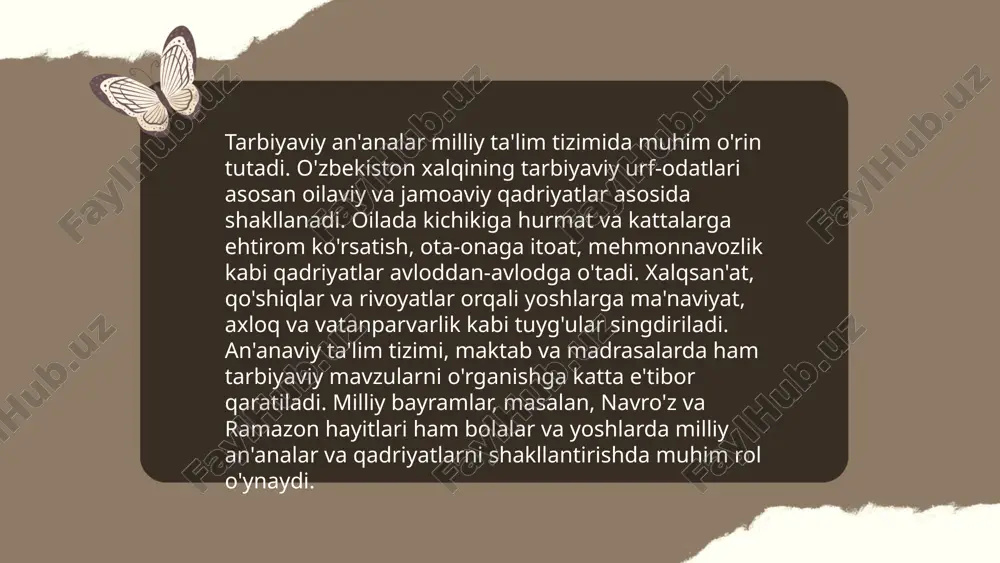 madaniyat taraqiyotida meroslik va vorislik.pptx - Page 5