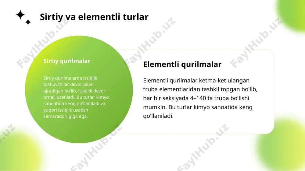 issiqlik almashinish qurilmalari - Page 5