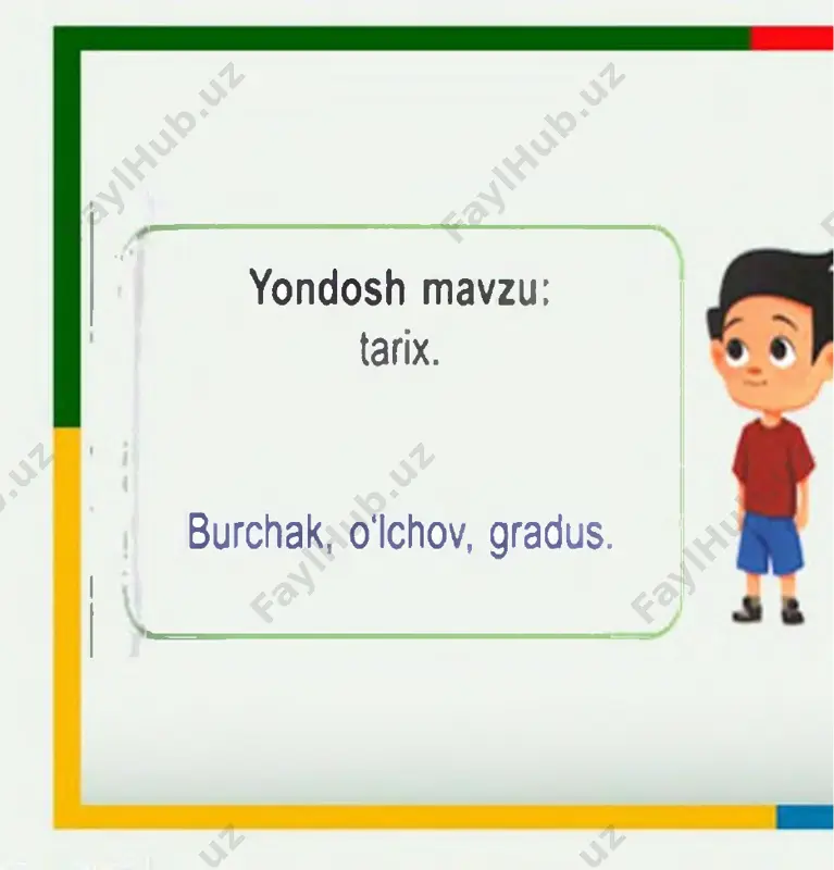 4- sinf matematika 128- dars burchakning gradus o‘lchovi - Page 5