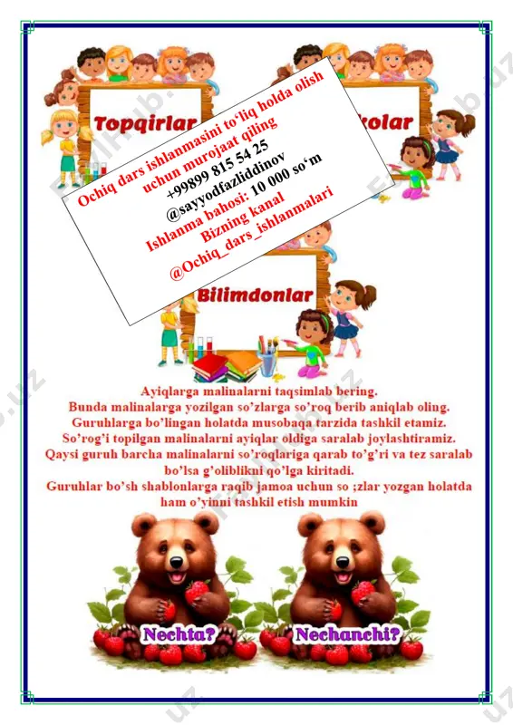 sonlarning turlari 4-chorak 3-sinf - Page 5