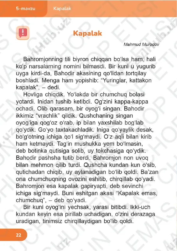 o‘qish savodxonligi 3-sinf 4-chorak 4-6-darslar - Page 5