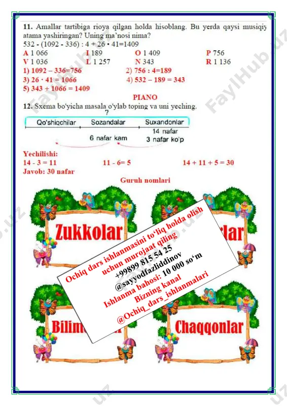 koordinata nuri 3-chorak 3-sinf - Page 5