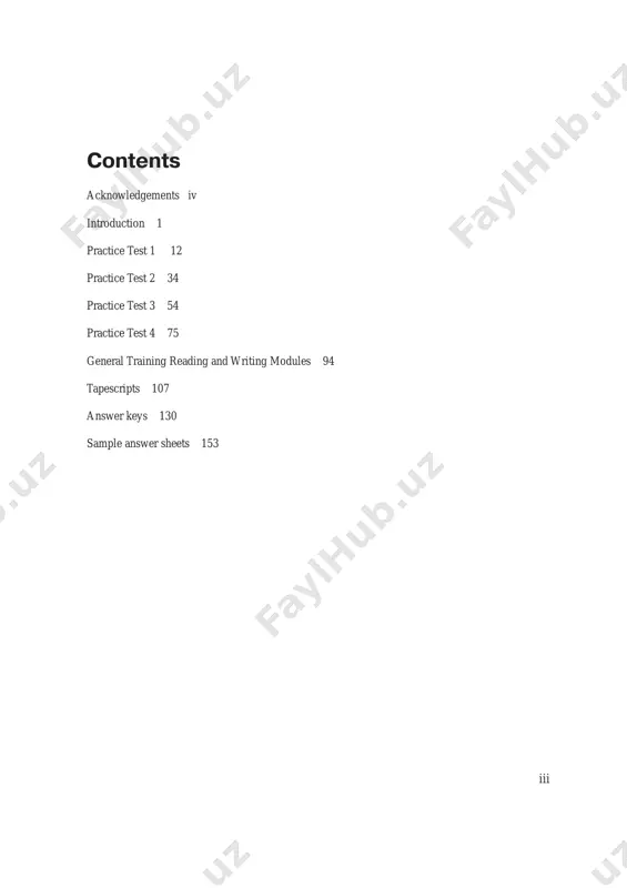 iting 2 tasks 60 minutes speaking 10 to 15 minutes total test time 2 hours 45 minutes general training module for students seeking entry to a secondary school or to vocational training courses academic module for students seeking entry to a university or institution of higher education offering degree and diploma courses 3 introdution what does the test consist of? the listening module question types you will meet a variety of question types which may include: · multiple choice · short answer questions · sentence completion ·notes/summary/flow chart/table completion · labelling a diagram which has numbered parts · matching requirements you must listen to four separate sections and answer questions as you listen. you will hear the tape once only. there will be between 38 and 42 questions. the test will take about 30 minutes. there will be time to read the questions during the test and time to transfer …