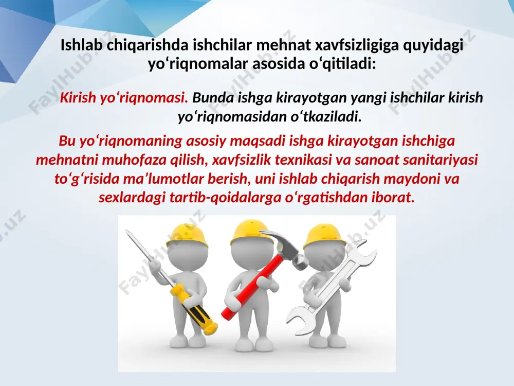 12_javoblari_ishlab_chiqarishda_sodir_bo’ladigan_baxtsiz_hodisalar - Page 5
