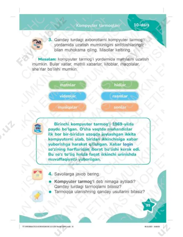 informatika 3-sinf 10-16-darslar - Page 5