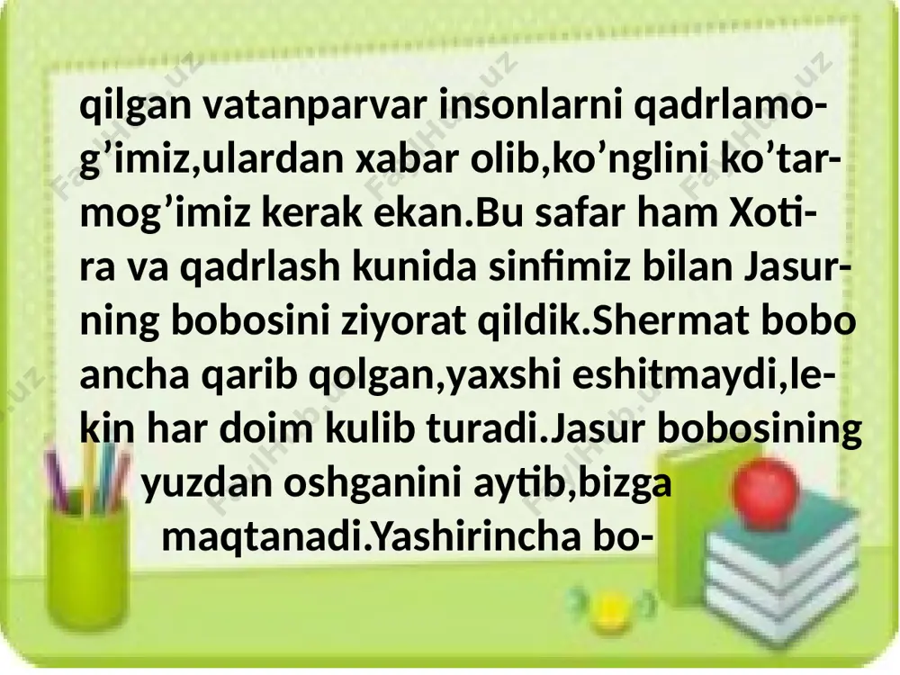 ona tili 4-chorak 3-sinf 28-dars @gulchehramirhomidovna - Page 5