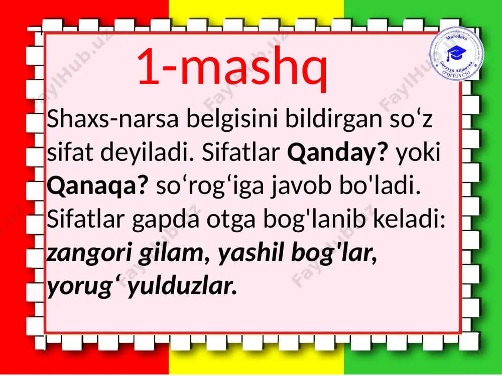ona tili 1-dars 4-chorak - Page 5