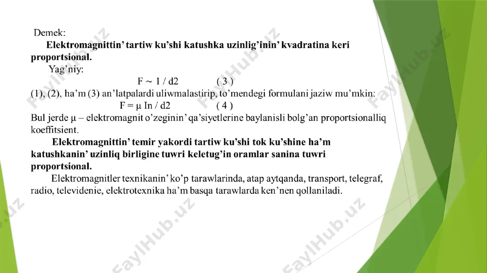 6- tema elektromagnit ... atamuratova.g - Page 5