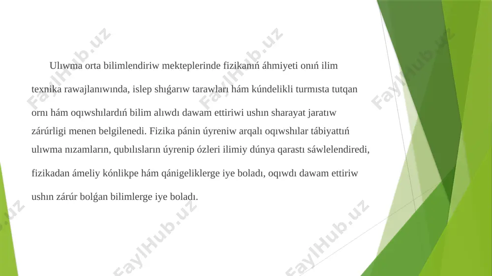 duysenbaeva m fizika jumis rejesin duziw - Page 5