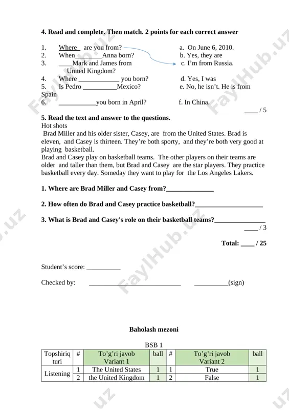 5-sinf ingliz tili bsb @summativ_formativ_baholash - Page 5
