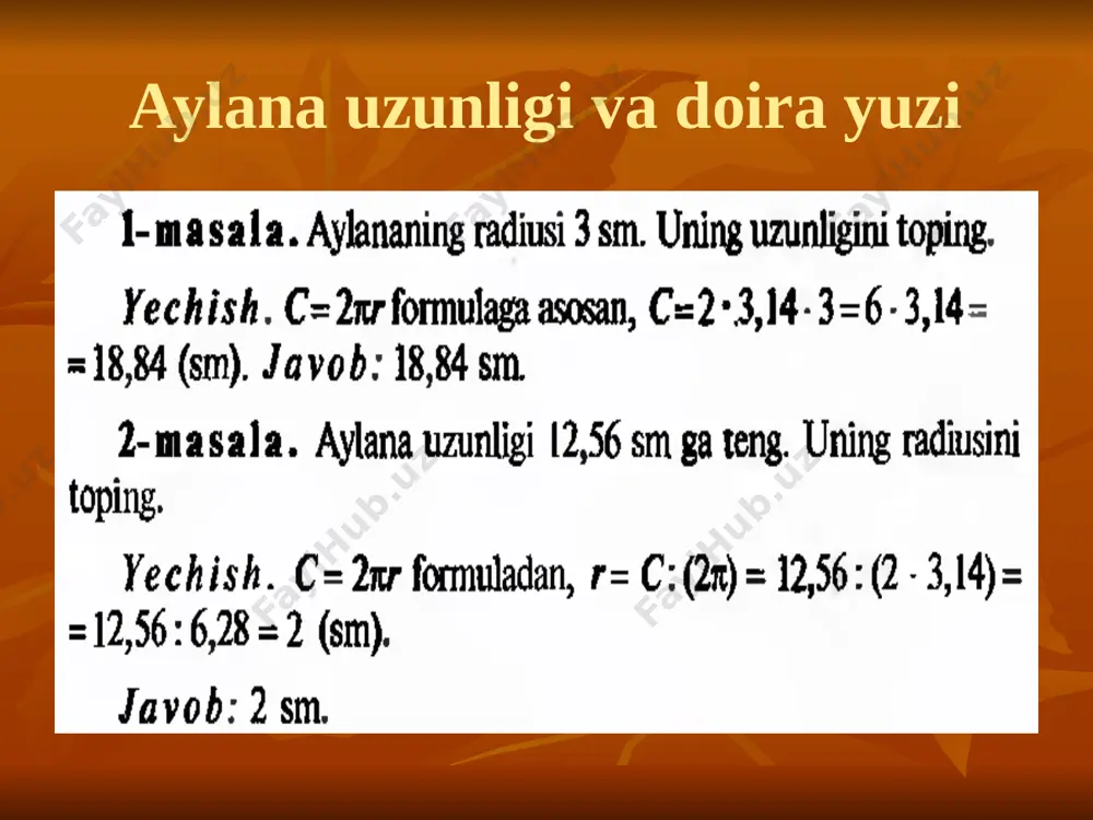 aylana uzunligi - Page 5
