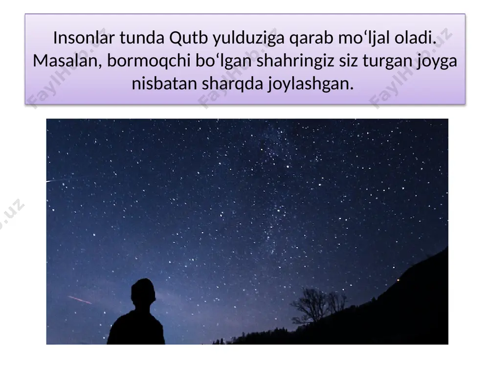 38-mavzu. qutb yulduziga qarab mo'ljal olish - Page 5