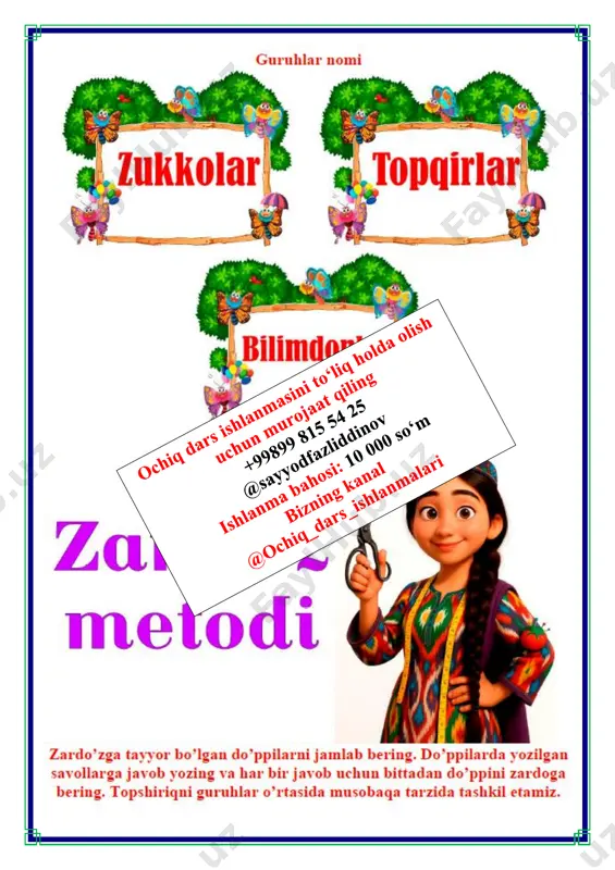 bo‘lim yuzasidan takrorlash 43-bet 4-chorak 4-sinf - Page 5