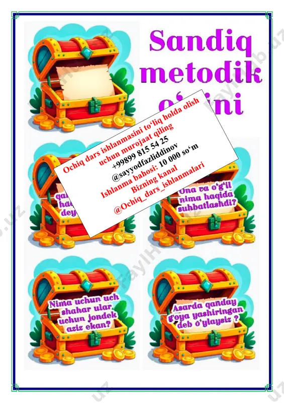 o‘tmishdan ertaklar 4-chorak 4-sinf - Page 5