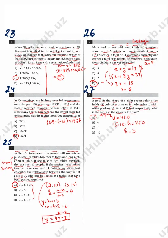 sat - mock test # 13-yechimi - Page 5