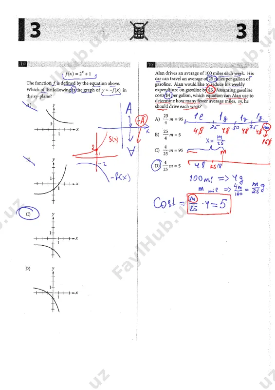 sat - practice test # 26-yechim - Page 5
