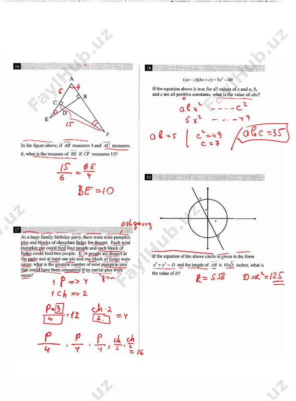 sat - practice test # 23-yechim - Page 5