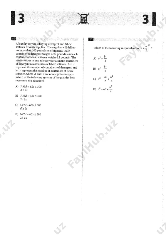 sat - mock test # 12 - Page 5