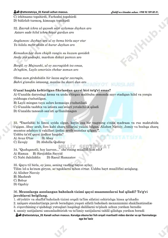 attestatsiya repititsion test 29..... - Page 5