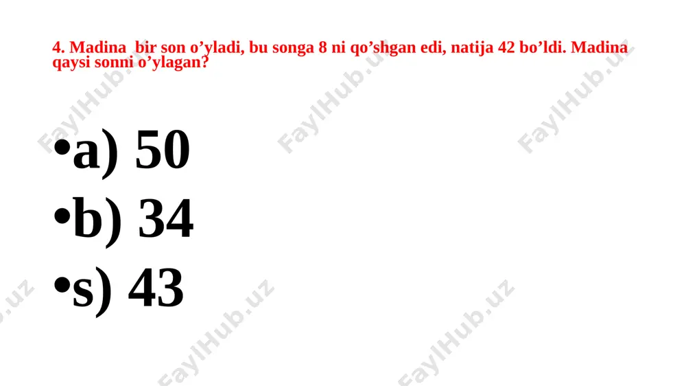 matematika 2 -sinf 2-chorak test.docx - Page 5