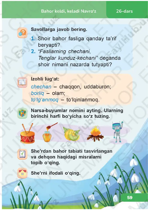 o‘qish savodxonligi 1-sinf 25-28-darslar - Page 5