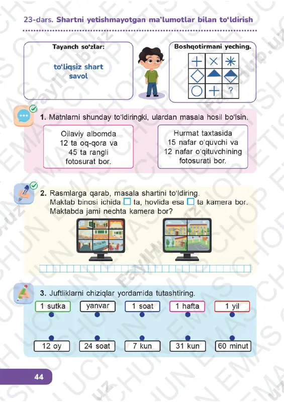 matematika 1-sinf (2) 21-25-darslar - Page 5