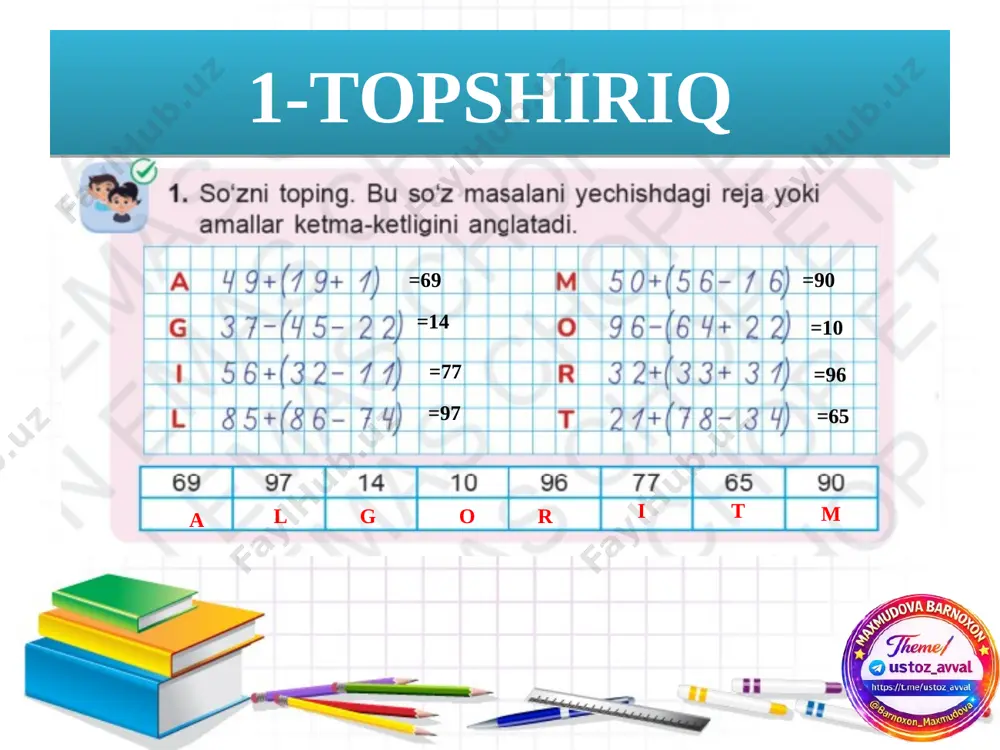 1-sinf matematika 2-dars - Page 5