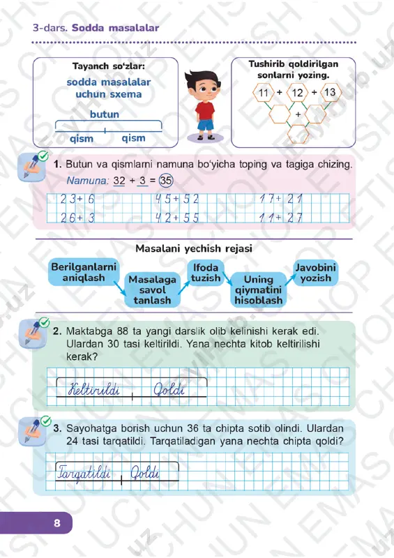 matematika 1-sinf (2) 1-5-darslar - Page 5