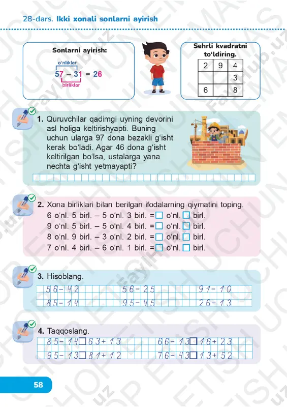 matematika 1-sinf 26-30-darslar - Page 5