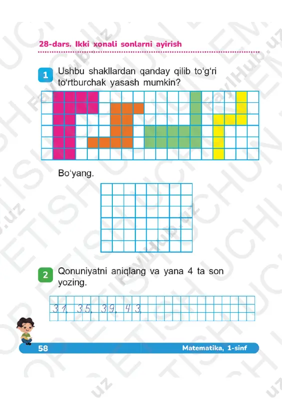 matematika daftar 1-sinf 26-30-darslar - Page 5