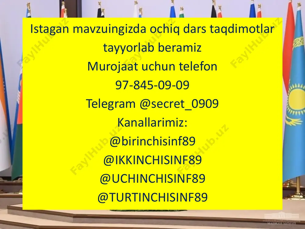 tadbirlarida ana shular xususida so‘z yuritilishi shubhasiz. targ‘ibot guruxlari tarkibidagi ilm-fan namoyandalari, mahalliy shoir va yozuvchilar, madaniyat va san’at vakillari ishtirokida joylarda tashkil etiladigan bayramona uchrashuv va davra suhbatlari, konsert dasturlari turli yoshdagi kishilar tomonidan iliq kutib olinishi, ularda o‘chmas taassurot qoldirishi,barchani nafosat va go‘zallik olami sari yetaklashi turgan gap  xalqimizdagi saxovatpeshalik, ijtimoiy himoyaga muxtoj, yakka-yolg‘iz, boquvchisini yo‘qotgan kishilarni har tomonlama qo‘llab-quvvatlash singari insoniy fazilatlar turli bayram va qutlug‘ sanalar arafasida yaqqol namoyon bo‘lmoqda. mustaqillik ayyomiga tayyorgarlik doirasidagi savob va xayrli tadbirlar ham bundan mustasno emas. bayram shukuhi mahalla fuqarolar yig‘inlaridagi “temir daftar”, “ayollar daftari”, “yoshlar daftari”ga kiritilgan hamyurtlarimiz qalbini o‘ziga xos shodu–xurramlik bilan qamrab olishi o‘z –o‘zidan ayon. qolaversa prezidentimiz qaroridagi asosiy bandlarning birida aynan shu muhim masala bilan bog‘liq galdagi vazifalar belgilab berilgan.  mustaqillik – oliy ne’mat. binobarin, uni ko‘z qorachig‘idek asrab-avaylash, unga munosib bo‘lish, o’zbekiston respublikasining 2022-2026 yillarga mo‘ljallangan taraqqiyot strategiyasida belgilangan ustuvor vazifalar ijrosini …
