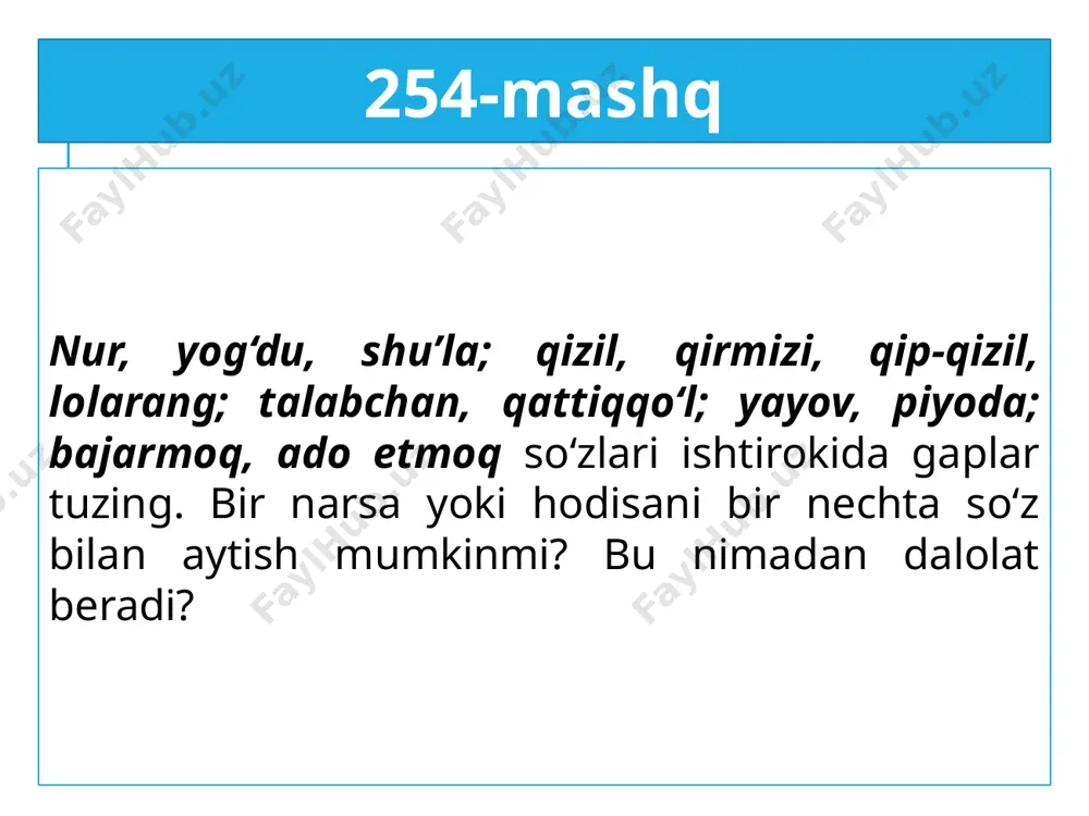 5-sinf. o‘zbek tilining lug‘at boyligi - Page 5