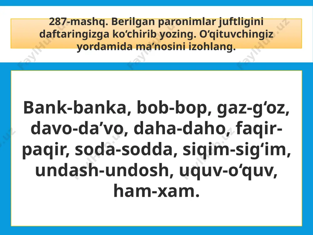 5-sinf. matn va lug'at ustida ishlash (121 betdagi) - Page 5