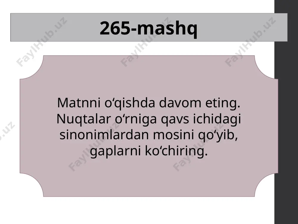 5-sinf. matn va lug'at ustida ishlash (113 betdagi) - Page 5