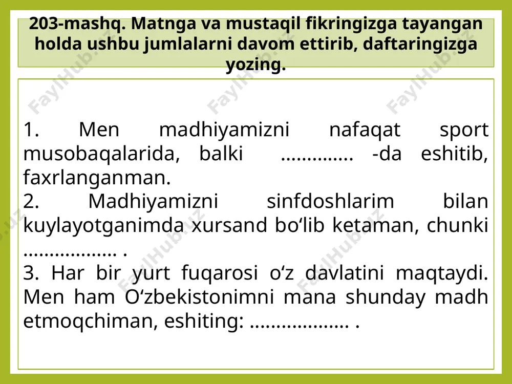 5-sinf. matn va lug'at ustida ishlash (90 betdagi) - Page 5