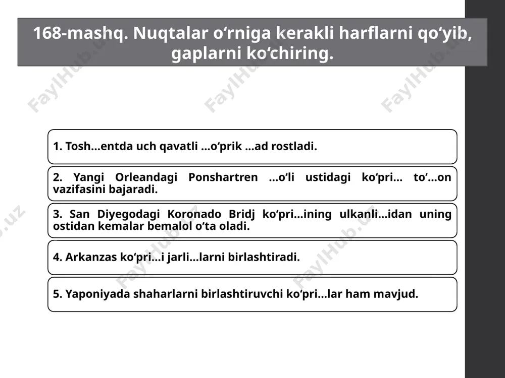5-sinf. matn va lug'at ustida ishlash (76 betdagi) - Page 5