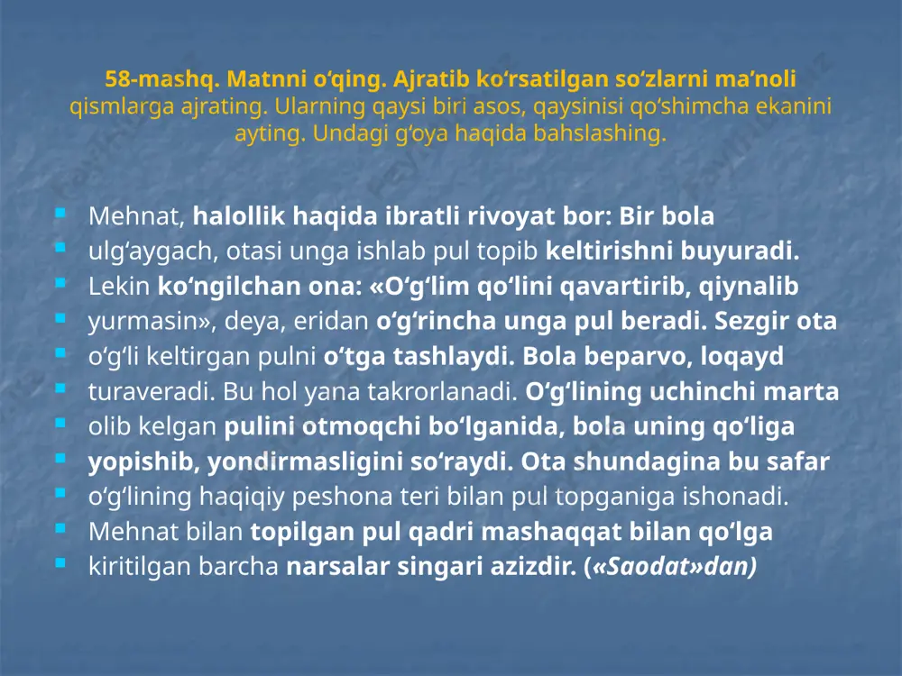 5-sinf ona tili 61.asos va qo‘shimchalar imlosi 1+ - Page 5