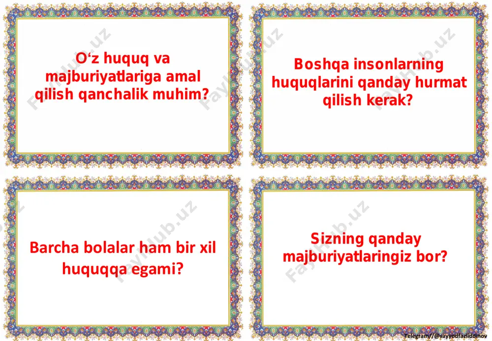5_sinf_tarbiya_fanidan_tarqatmalar_yillik_2023_2024_o'quv_yili - Page 5