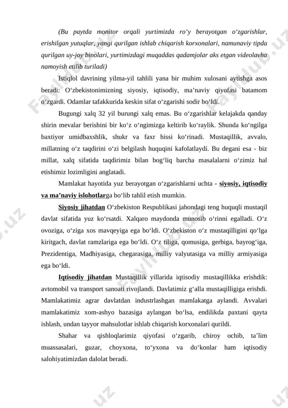 mustaqillik darsi 5-11 sinf - Page 5