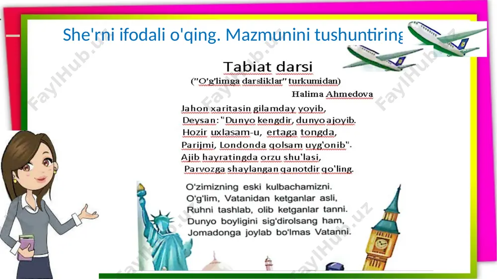 4-s.o`qish s.ona tili darsida.tabiat darsida.9-dars - Page 5