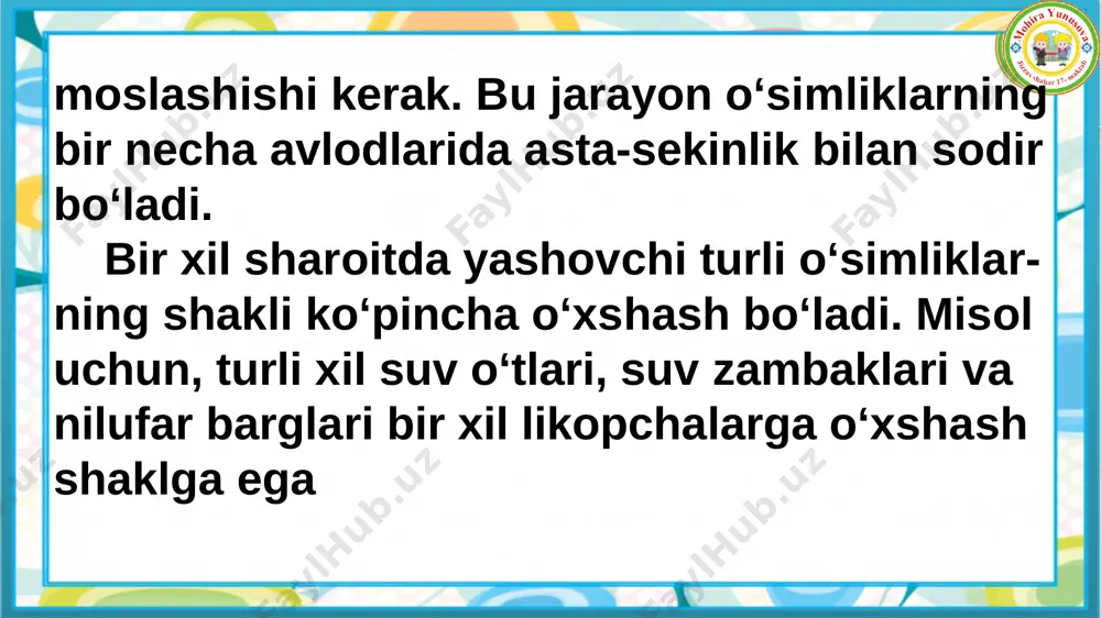 4- sinf tabiiy fan 4- dars. o‘simliklar va artof-muhit - Page 5
