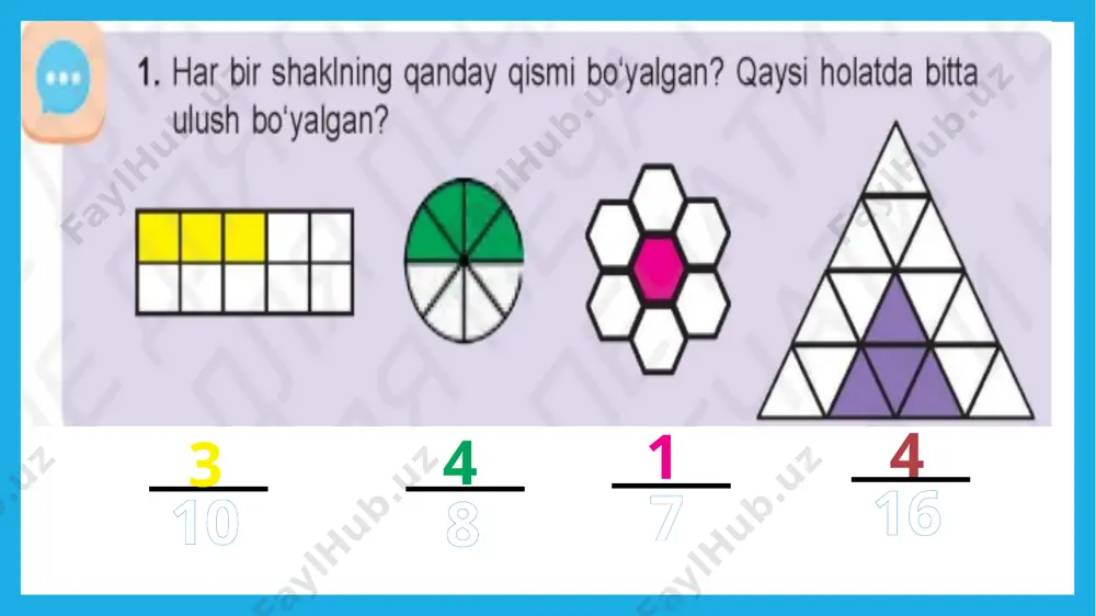 76- darsmatematika 4-sinfsamoriya ulush qismi - Page 5