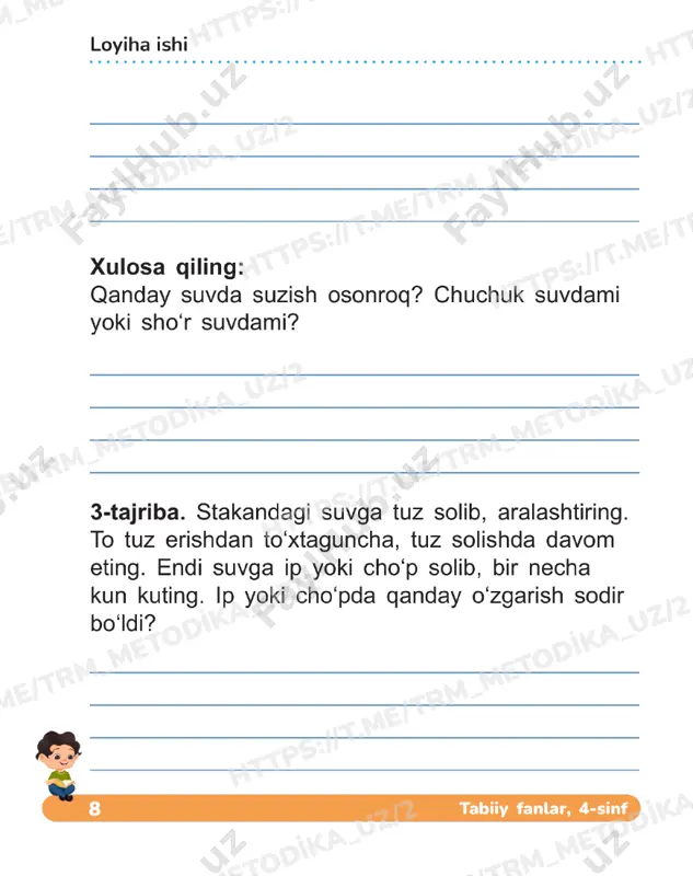 tabiiy fanlar 4 sinf daftar 4-15 bet - Page 5